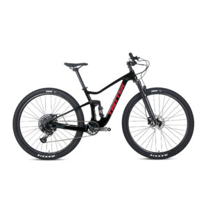 BICICLETA TWITTER MTB 29 LEOPARD PRO CARBONO M6100 12S NEGRO ROJO